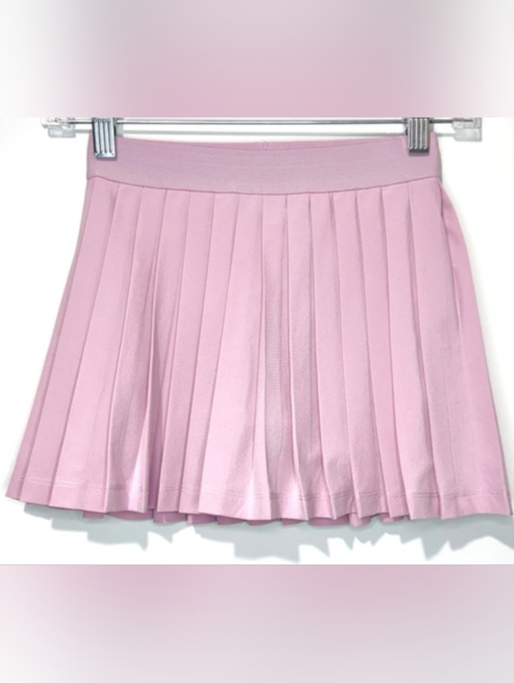 Athleta Girl Pleated Skort Pink Tennis Skirt Built-in Shorts Size XL/16